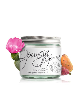 Crema antirughe con olio di fico d'India, coenzima Q10, vit. C ed E-Fiore - 1