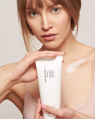 Crema corpo altamente idratante per pelli secche con olio di semi di lino Nutridome - 2