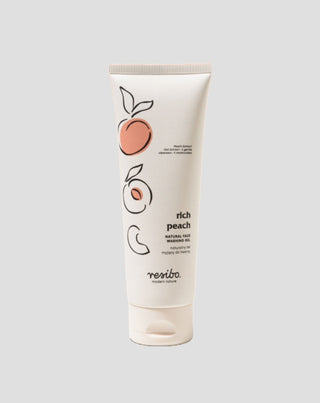 Gel detergente viso Rich Peach con estratto di pesca 125 ml Resibo - 1