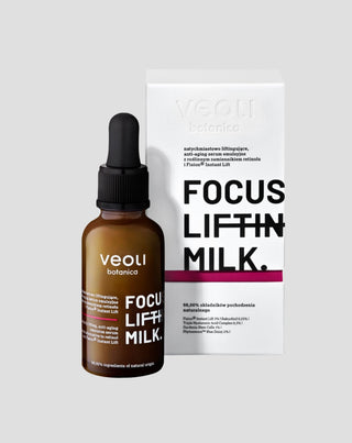 Siero emulsione liftante anti-età con bakuchiol Focus lifting milk Veoli Botanica - 1