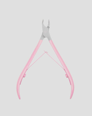 Tagliacuticole professionali da 3 mm con manico rosa satinato You Beauty - 1