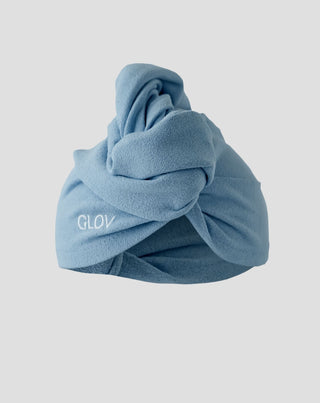 Turbante blu per capelli che riduce il tempo di asciugatura per tutti i tipi di capelli Hair Wrap Glov - 1