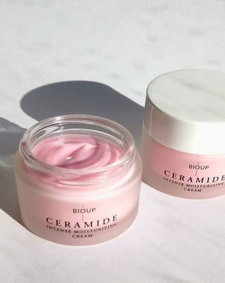 Crema idratante intensiva con ceramidi acido ialuronico prebiotici BIOUP - 3