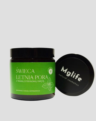 Candela al profumo di citronella e menta Stagione estiva Mglife - 3