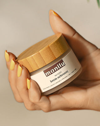 Crema giorno protettiva con burro di karitè, vitamina C e olio di semi di lampone Manilu - 3