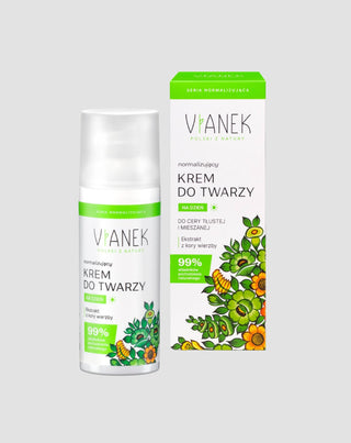 Crema viso giorno normalizzante per pelli grasse e problematiche Vianek - 2