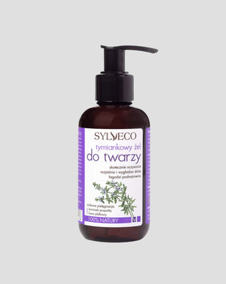 Gel detergente levigante e illuminante per il viso con acido malico Sylveco - 1