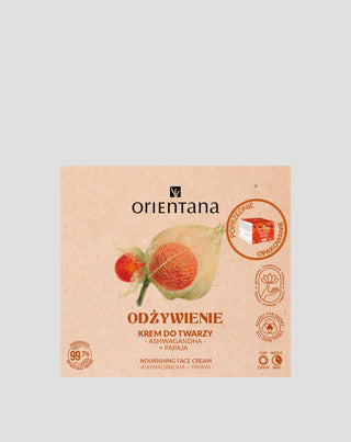 Crema viso con ginseng indiano (ashwagandha) Orientana - 2
