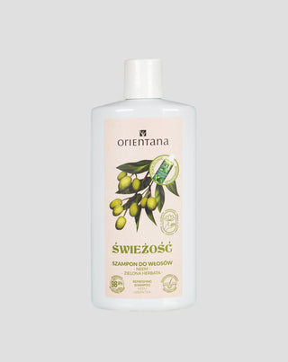 Orientana Shampoo ayurvedico antiforfora per capelli al miele e tè verde - 1