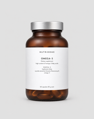 Omega-3 per l'immunità e il corretto funzionamento di cervello, cuore e vista 1100 mg/giorno Nutridome 60 pz. - 1