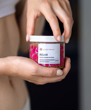Peeling naturale detergente Relax per il corpo con sale di Epsom Opcja Natura - 3