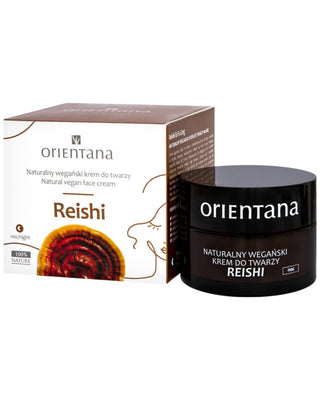 Crema viso naturale vegana notte per le persone con i primi segni di invecchiamento Reishi Orientana - 2