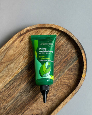 Peeling tricologico detergente per il cuoio capelluto con estratto di basilico e acidi della frutta Element - 2