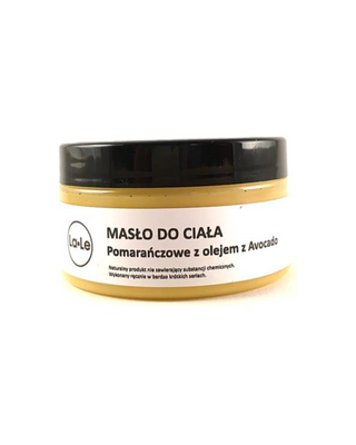 Burro corpo all'arancia con olio di avocado per smagliature e cellulite La-Le - 1