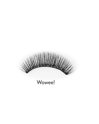 Ciglia finte su striscia 2d riutilizzabili facili da applicare Wowee! Bamm!Lashes - 2