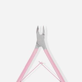 Tagliacuticole professionale da 5 mm con manico rosa satinato You Beauty - 4