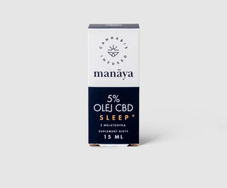 Olio di CBD al 5% per il sonno con melatonina Sleep Manaya