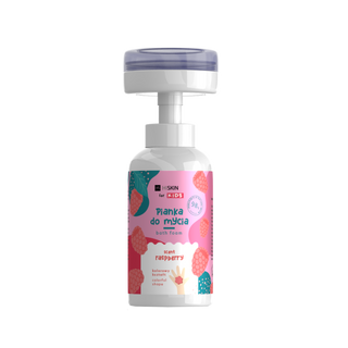 Spuma profumata al lampone per il lavaggio delle mani e del corpo per bambini HiSkin - 1