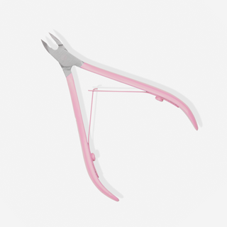 Tagliacuticole professionale da 5 mm con manico rosa satinato You Beauty - 2