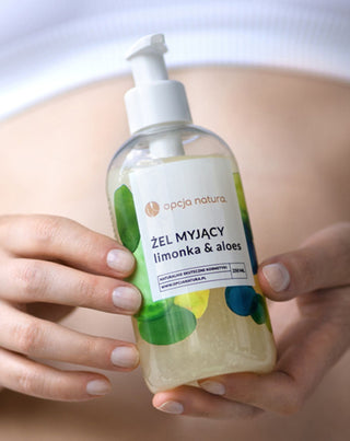 Gel detergente per corpo e viso Lime & Aloe 100% naturale Opcja Natura_2 - 2