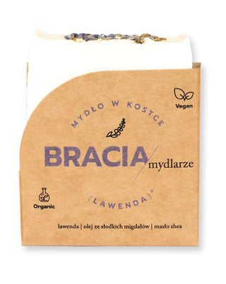 Sapone alla lavanda lenitivo e idratante con olio di riso e burro di karité Bracia Mydlarze - 1