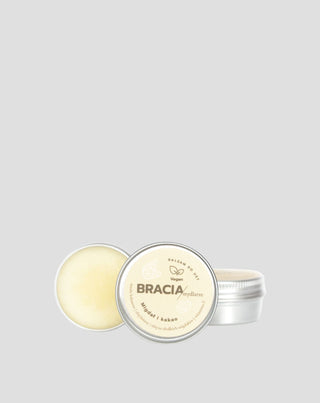 Balsamo idratante per labbra mandorla e cacao con vitamina E e olio di lino Bracia Mydlarze_2 - 2