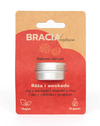 Balsamo labbra rigenerante alla rosa e avocado con Vitamina E Bracia Mydlarze - 3