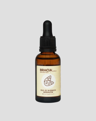 Olio di mandorle dolci per la pelle irritata, con eczema e psoriasi Bracia Mydlarze - 1
