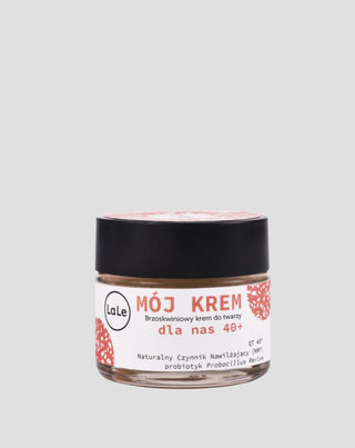 Crema viso idratante alla pesca Mój Krem con probiotico 40+ La-Le - 1