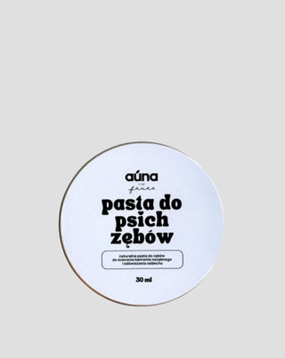 Il dentifricio per cani cocco-banana neutralizza l'odore e rimuove il tartaro Auna For Fauna 30 ml - 1