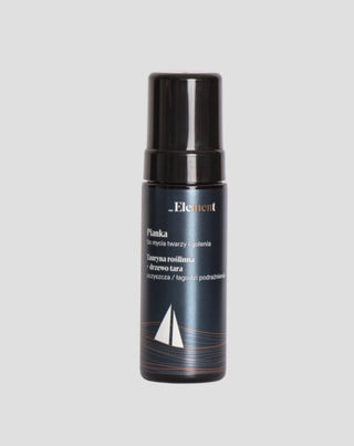 Schiuma detergente per il viso e la rasatura con taurina vegetale da alghe per uomini Element Men - 1