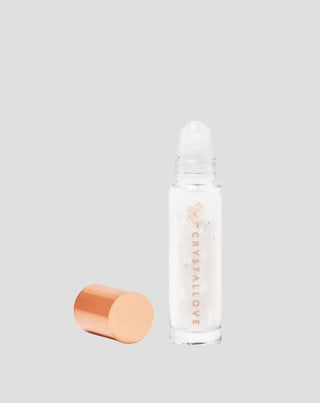 Flacone con cristalli per olio - cristallo di rocca Crystallove - 1