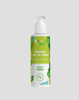 Shampoo e gel doccia 2in1 per bambini con profumo di mela HiSkin - 1