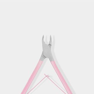 Tagliacuticole professionali da 3 mm con manico rosa satinato You Beauty - 4