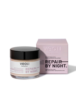 Crema notte con protezione lipidica Second skin Repair by night Veoli Botanica - 1