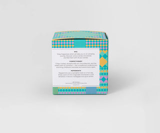 Candela di soia al profumo di caramelle alla menta piperita in un contenitore di ceramica Mys - 3