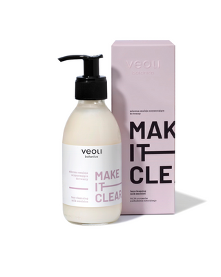 Emulsione detergente naturale per il viso Make it clear Veoli Botanica - 1