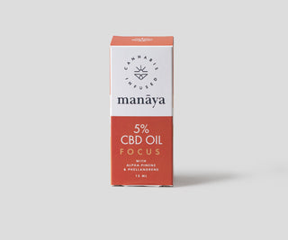 Olio di CBD al 5% per migliorare la concentrazione Focus Manaya