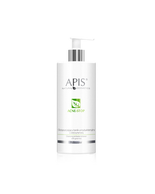 Tonico antibatterico detergente al tè verde Acne-Stop Apis - 1