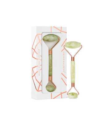 Massaggiatore per il viso in giada - pietra naturale della giovinezza Jade roller Crystallove