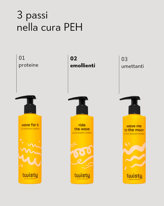 Balsamo emolliente PEH per capelli ricci e crespi Twisty - 4