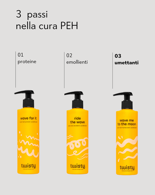 Balsamo umettante PEH per capelli ricci con aloe vera, acido lattico e pantenolo Twisty - 3