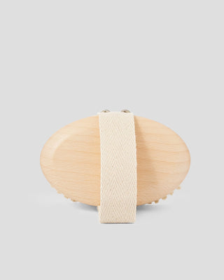 Spazzola per massaggio a secco in legno naturale e fibra d'agave nr 1 Hhuumm - 3