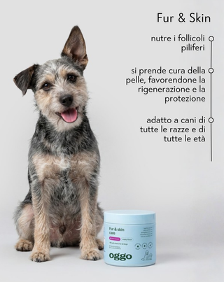 Karma complementare Fur & Skin per cani per un pelo bello e una pelle sana Oggo 180 g - 2