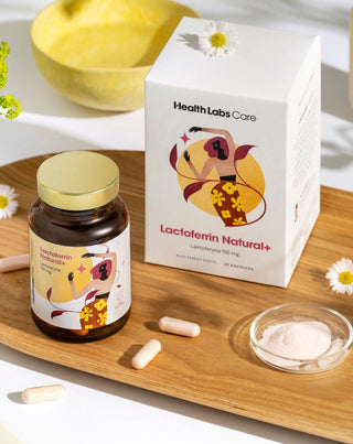 Integratore alimentare con lattoferrina 150 mg da latte vaccino Lactoferrin Natural+ Health Labs Care 30 capsule - 2