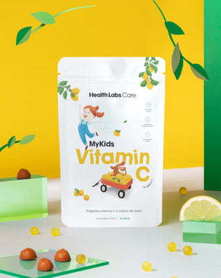 Caramelle gommose vegane alla vitamina C per bambini MyKids Vitamin C Health Labs Care 60 pz. - 2