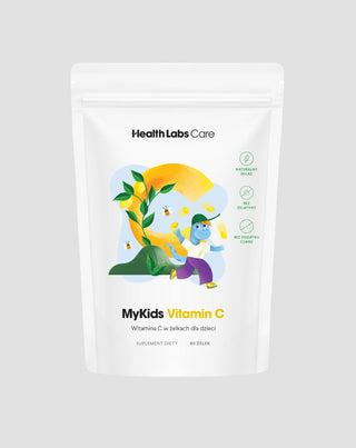Caramelle gommose vegane alla vitamina C per bambini MyKids Vitamin C Health Labs Care 60 pz. - 1