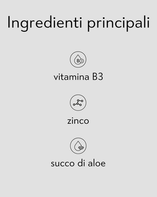Siero viso con vitamina B3 10% e zinco 1% contro l'acne Nutridome - 5