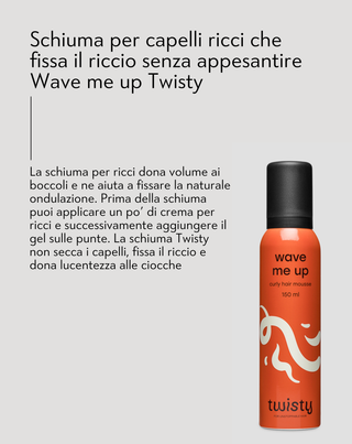 Mousse fissante per capelli ricci senza appesantirli Wave me up Twisty - 5