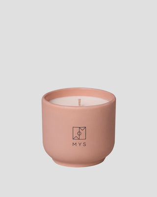 Candela di soia al profumo di caramelle alla menta piperita in un contenitore di ceramica Mys - 2